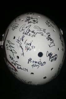 2012 Texas Longhorns Team Signed Football Helmet Certificate Proof Joe 
