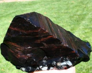   Mohogany Obsidian Rough Knapping Agate Rock Mineral Arrow Head
