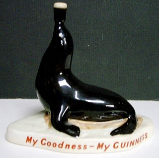 1950s Guinness Sea Lion Carlton Ware Back Bar Statue