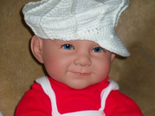 Apple Valley Baby Boy doll real features OOAK Custom Pat Secrist 