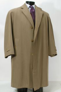 Mint Vtg Arthur M Rosenberg Twill Trench Rain Coat Top Coat Made in 