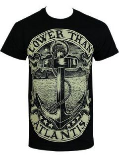 lower than atlantis anchor men s dark heather t shirt