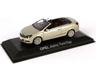 43 Opel Astra H Twin Top Pannacotta Beige Dealer Edition Minichamps 