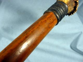 Antique R F Simmons Co Attleboro MA Walking Stick Cane Sterling Band 