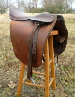 BARNSBY LANE FOX ENGLISH RIDING SADDLE   MADE IN ENGLAND   NO RESERVE 