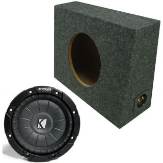 KICKER CAR AUDIO SUBWOOFER PACKAGE INCLUDES CVT12 2 OHM SUB & 12 INCH 