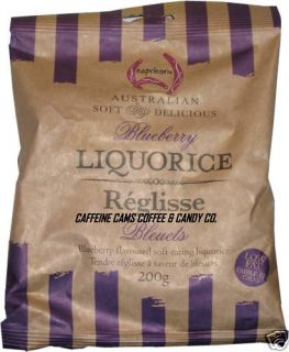 Capricorn Australian Blueberry Licorice 200g Bags