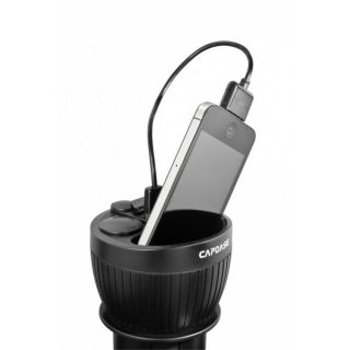 Capdase CA00 C201 Car Charger Cup Mount Holder Dual USB + Lighter iPad 