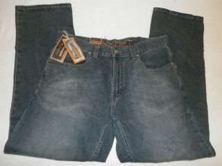 Axist Jeans Mens New Gray Blue Denim Pants 32W 30L Baggy Loose Vintage 