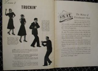 Vtg Arthur Murray Lets Swing It 1937 Dance Instruction Lessons Book 