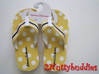 HANNA ANDERSSON NWT *South Sands* Flip Flops 9 10