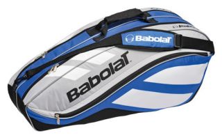 Babolat Club Line 6 Pack Tennis Racquet Racket Bag Blue New Authorized 