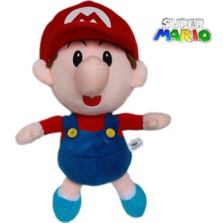   Game Super Mario Brothers 22cm Plush Toy Baby Mario Stuffed Teddy cute