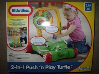 BRAND NEW IN BOX Little Tikes 2   in   1 Push n Play Turtle