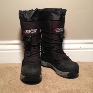 Baffin Womens Snogoose Insulated Boot Black US Size 6 EXCELLENT