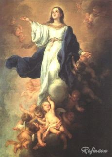   Oil Painting Repro Bartolome Murillo Assumption of The Virgin