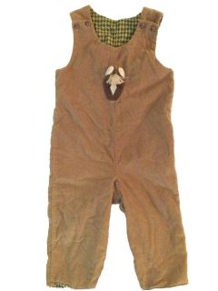 Bailey Boys Horse Cowboy Reversible Longall Size 12m Green Brown 
