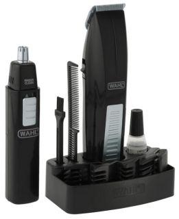 Wahl 5537 1801 Cordless Battery Operated Beard Trimmer Ear Nose Brow 