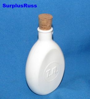 Vintage T A Specialties Water Bottle Flask with Cork TA