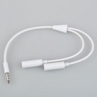   Headphone Audio Splitter Cable Adapter Male to 2 Female