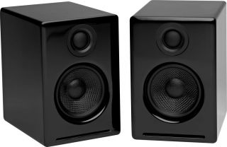 Audioengine A2 Black PR 2 Way Powered Speaker System 819955100013 