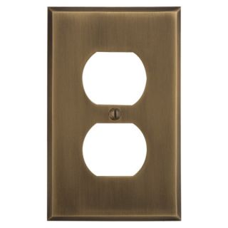 Baldwin Classic Design Solid Brass Switch Plates Polished Lacquered 