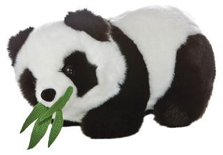 bamboo panda bear 9 5 by aurora measurements 6 00 h x 9 50 l x 5 00 w 