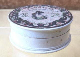Vintage Soft Paste Shaving Cream Jar Babbitts Label
