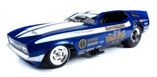 Raymond Beadle Blue Max 1971 Ford Mustang Funny Car Auto World 1 18 