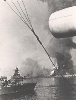 WWII Battle Mers El Kebir Strasbourg Escape Photo 1940