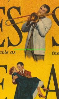 Glenn Miller Story Movie Poster lb 1954 James Stewart