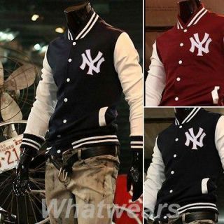 Mens NY Classic Baseball Uniform Baseball Shirt Jacket Sweats 