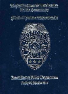 Baton Rouge Police Department Serving Since 1818 New Turner Publishing 