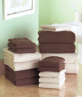   Pc Cotton Bath Towel Set Chocolate Bath Sheets Hand Towels Washcloths