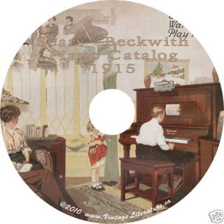 1915  Beckwith Piano Catalog on CD