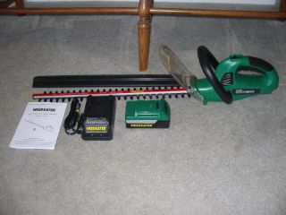 NEW WeedEater Cordless 20V 20volt Lithium Hedge Trimmer W BIG Battery 