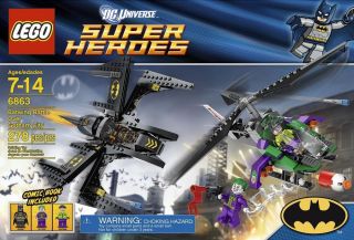 LEGO 6863 Batwing Battle over Gotham City plane and helicopter only NO 