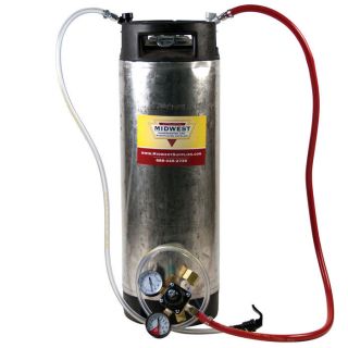   System Without 5 lb CO2 Tank for Beer Brewing Kegging Equipment