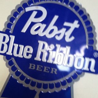 Man Cave Must Metal Pabst Blue Ribbon Beer Sign