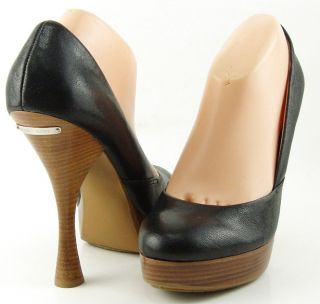Michael Michael Kors Belinda Black Womens Designer Shoes Platform 