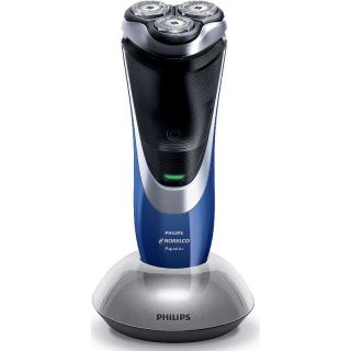   AT814 Wet & Dry Powertouch Electric Razor, Mens Aquatec Rotary Shaver