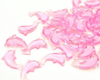 1000 Pink Dolphin Beach Theme Wedding Confetti Baby Shower Table 