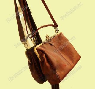   New Retro Vintage Ladies Lock Shoulder Purse Handbag Totes Bag Beaty