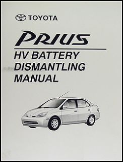 Toyota Prius Battery Safe Removal Manual 2001 2002 2003 Dismantling 