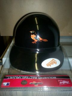 this baltimore orioles batting helmet is an officially licensed 