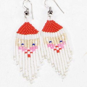 Christmas Jewelry Great Gift Santa Claus Beaded Earrings Wholesale E18 