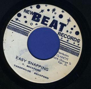 Theophilus Beckford Easy Snapping Feel The Rhythm New Beat 1968 Reggae 