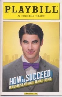    CRISS HOW TO SUCCEED IN BUSINESS PLAYBILL THEATRE GLEE BEAU BRIDGES