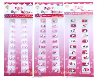 Sanrio Hello Kitty Nails Set 60pc Beauty Supply