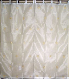   Embroidered Panels 2 Sheer Window Door Curtains from India 90in